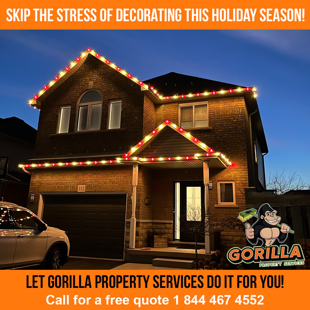 Get Ready to Illuminate your Home this Holiday with Gorilla Property Services